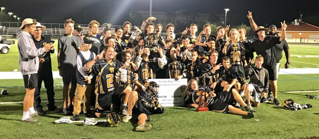 Congratulations to our Boys Lacrosse team on winning back to back district championships. Wildcats 23 Cypress Bay 10