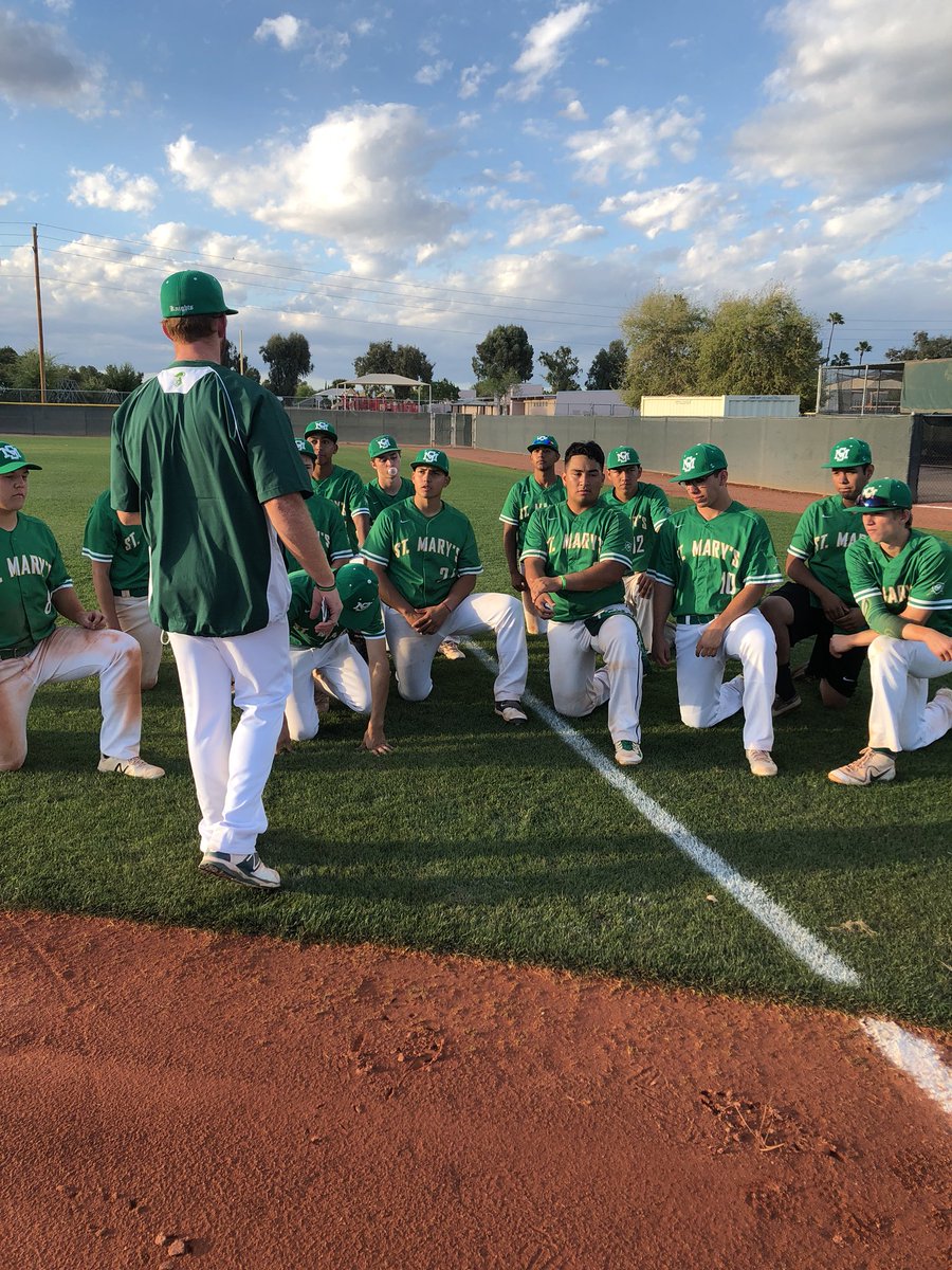 SMBaseball's tweet photo. Knights end the season on a high note by capturing win #17 on the year by beating a hard fought game over Saguaro HS! Knights will await word on who they will face in the first round of the playoffs. Brackets will be released on Tuesday! #GoKnights #PushForGold https://t.co/JO3zUBWtqj