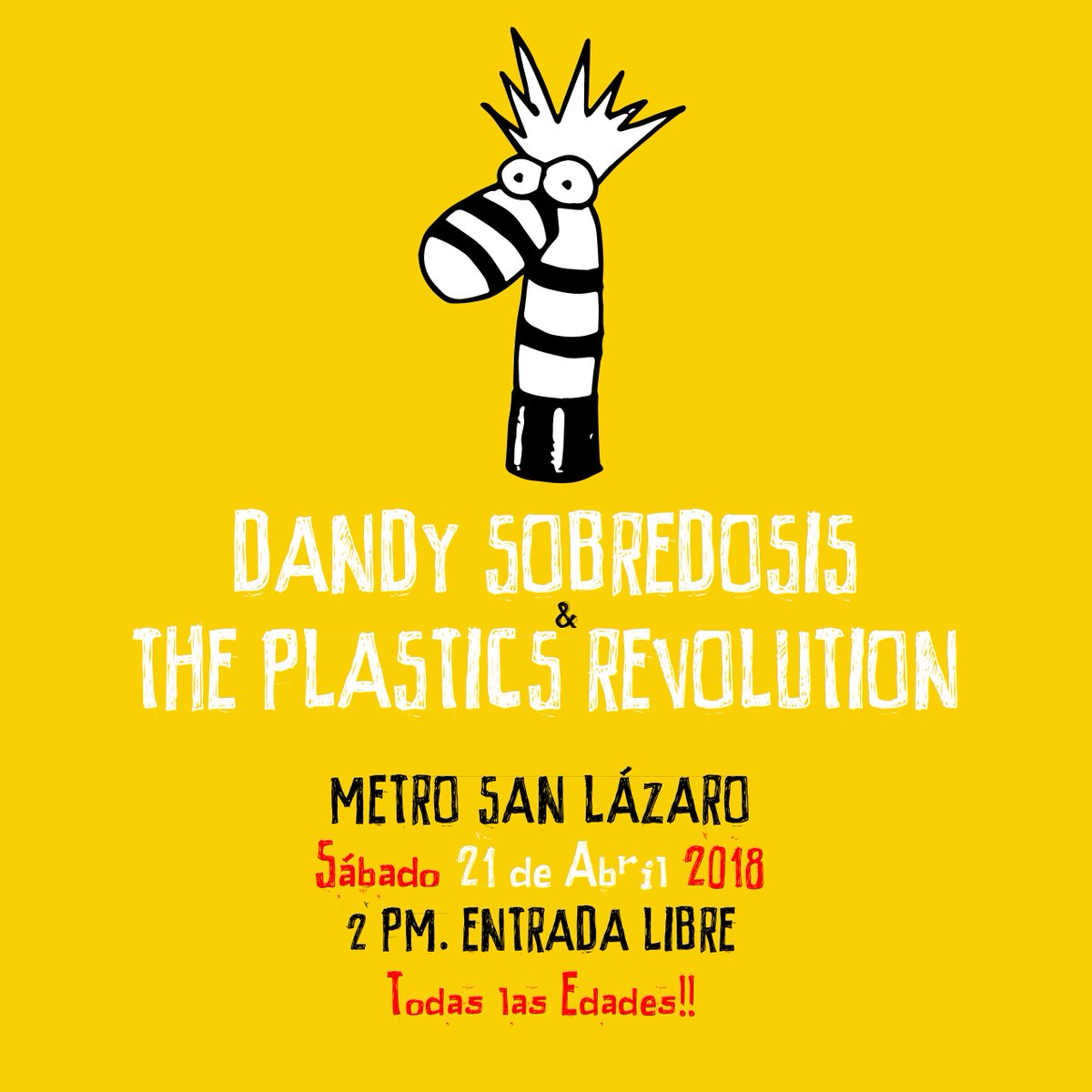 DandySobredosis's tweet photo. Mañana @DandyOverdose y @PlasticsRev en el Metro San Lazaro !!!! no se lo pueden perder !!!! #dandyrevolution https://t.co/HWJcmk2FvH