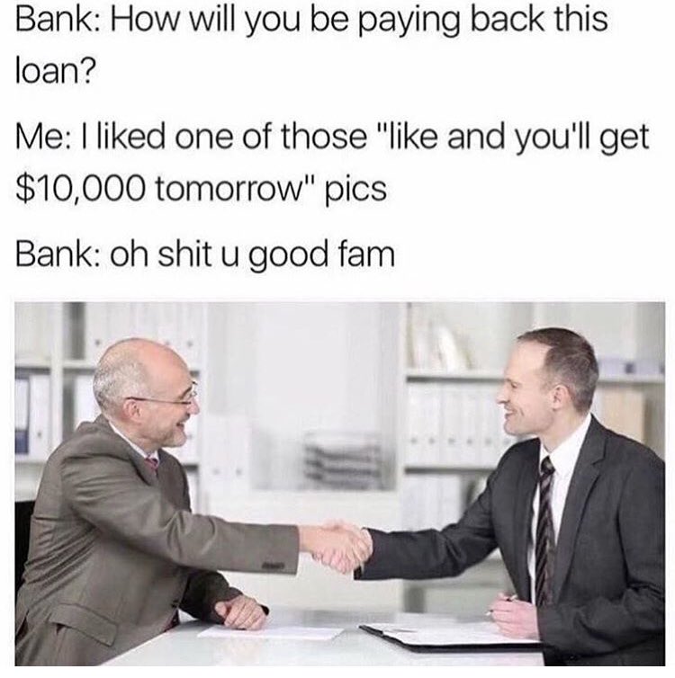 Banks amirite?