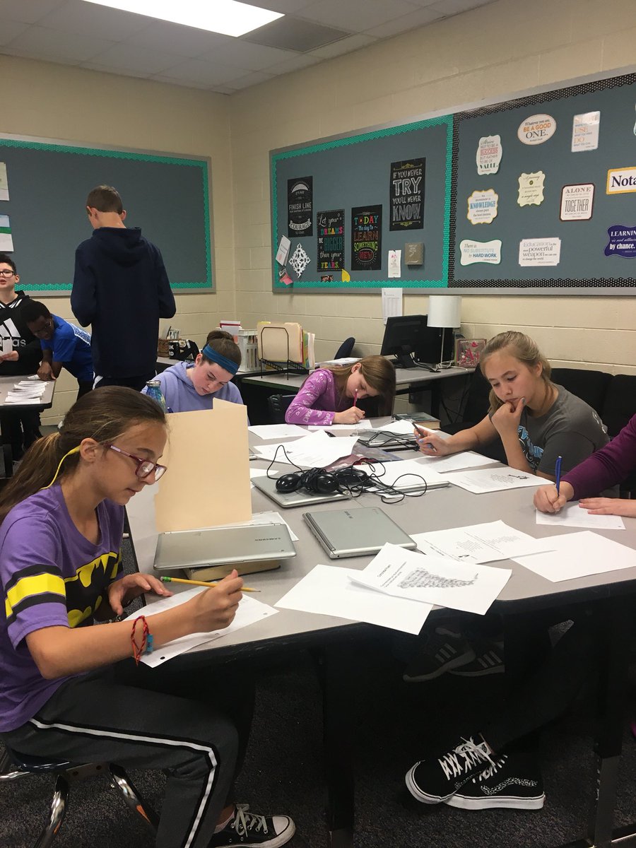 Great job with poetry stations!! CvMS Rams!
