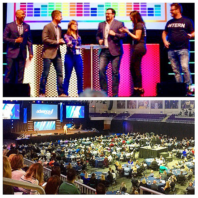 Big thanks to the <a href="/AdvanceOneDay/">Advance One Day</a> team!! Mainly for the incredible impact each of you have on our community, but also for giving me the opportunity to embarrass myself in front of 1,200+ people today!! LOL!! #aod #bethelight #nextlevelswfl #finishthesong