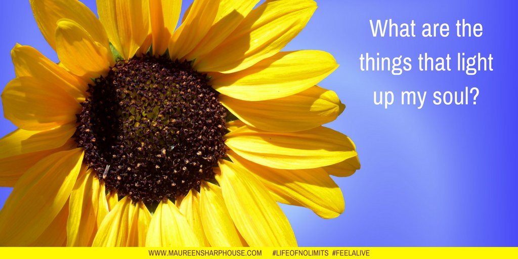 m_sharphouse's tweet photo. What are the things that light up my soul? x x #reflectivequestion #reflection #lifeofnolimits #feelalive #maureensharphouse #lifecoach #mentor #nlp https://t.co/U7hCl6CsRU