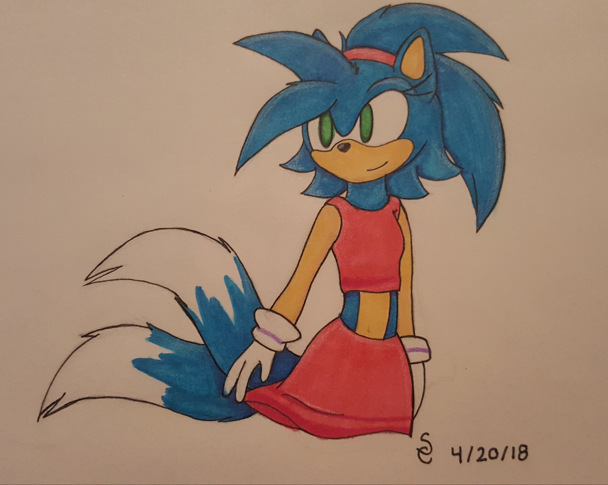 Sonic got a Tails Doll by Snowpaw1 - Fanart Central