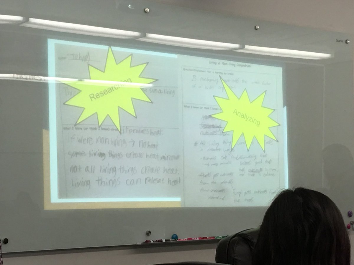 LeytonSchnell's tweet photo. Middle Hall Community School’s middle years educators share their inquiry #ScienceLiteracy #inductiveteaching #diversityoflivingthings @yk1_schools https://t.co/iOz3zlUrrW