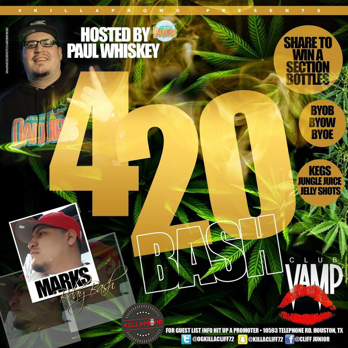 ItsMarcus7's tweet photo. Ok so tonight's the night yall. Pull up and show out guys. Come turn up with me on my bday show some love and have some fun.
#KillaPromo
#VampLife
#MyBDayParty https://t.co/zkfzEbwPRq