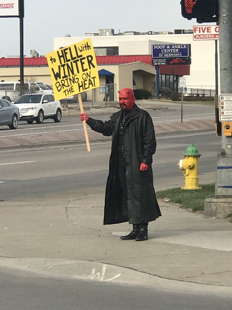 christij23's tweet photo. @OfficialLivePD @LivePDNation @FanpageLivepd @PinalCSO This was the sign on the corner in Omaha, NE this morning....it’s so true here! https://t.co/GhtOJPWWU2