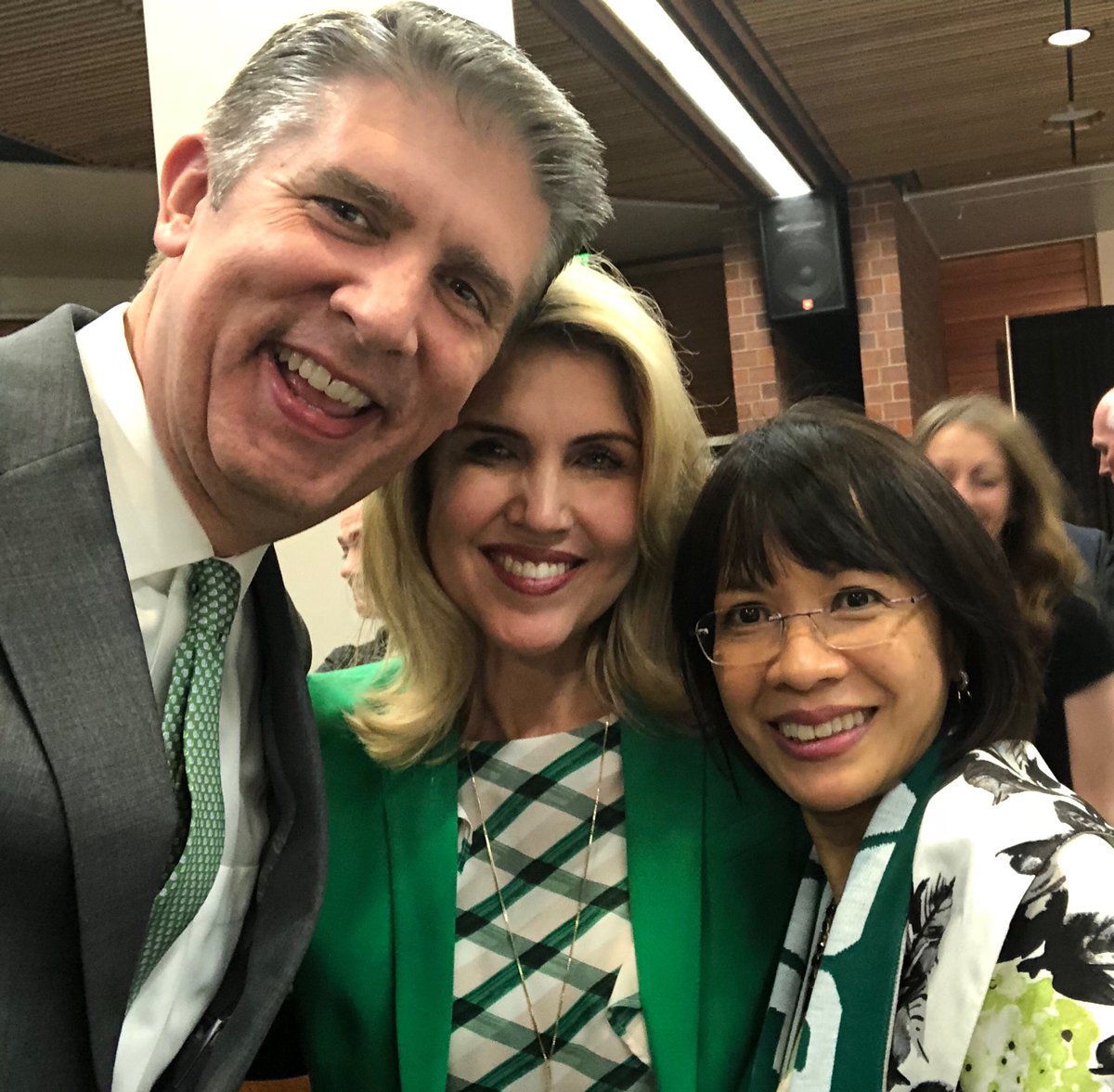prezholland's tweet photo. Warmest welcome to the newest #Wolverine, Astrid Tuminez, the next President of #UVU. What a dynamo! https://t.co/zXfdB1zpdI