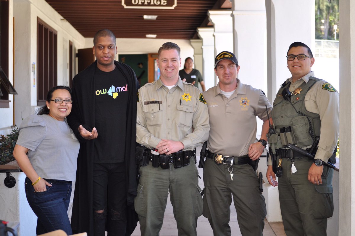 Deputies spent some time reading with Roosevelt Elementary School students today, in an event coordinated