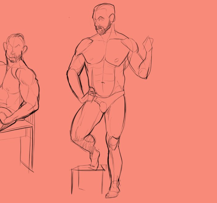 cyhm_mon's tweet photo. A draw session of the drawthis stream of figure drawing, i have fun with this
#fefdraw #drawthis #anatomypractice #posestudy #figuredrawing #lifedrawing #gesturedrawing #practiceoftheday #malemodel #sketchs #digitalsketches #digitalart #timedpractice #drawsession #drawpractice https://t.co/GLCQA6vEYl
