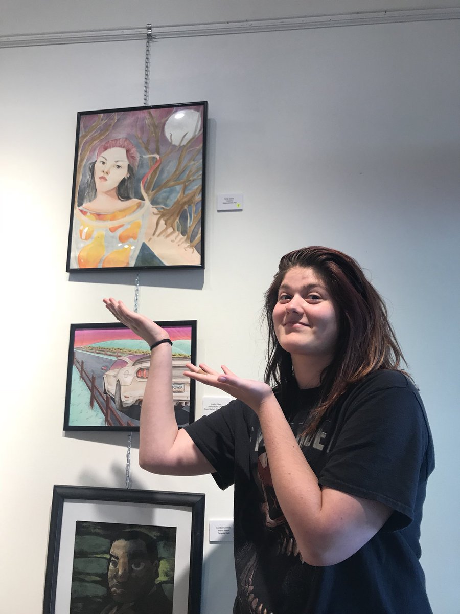 KMHS_ART's tweet photo. Packed house at tonight’s Congressional Art competition reception! @RepLoudermilk presented. So proud of our KMHS artists that submitted! Thank you #RobertKentGalleries for hosting! https://t.co/t03bOWpXxg