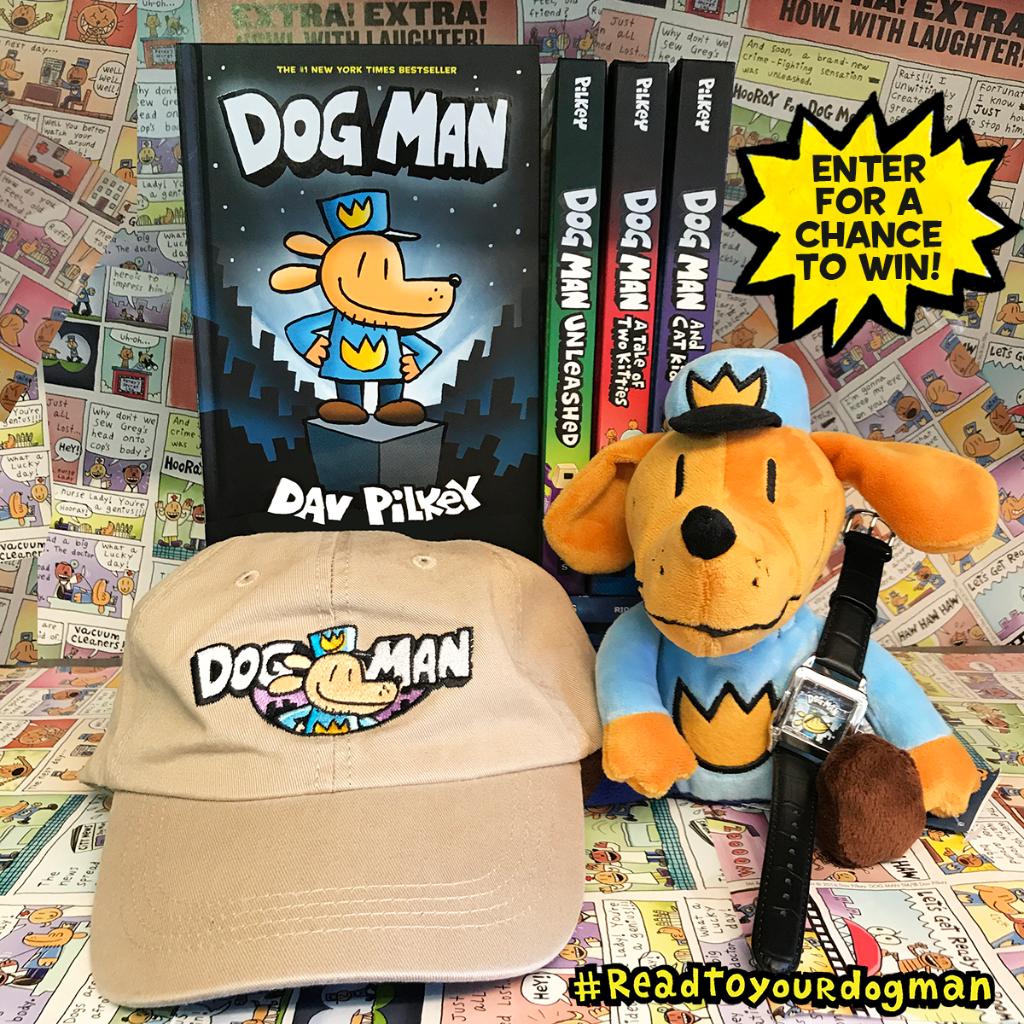 Scholastic's tweet photo. Share a photo or video of your kid reading to their dog using #DogManSweepstakes AND #ReadToYourDogMan for a chance to win a set of signed books, a PetSmart gift card, and more!
 
No purchase necessary; 18+ to enter; U.S. residents only. Full rules: https://t.co/ScjlmKuvxc https://t.co/AKxiBne4XS