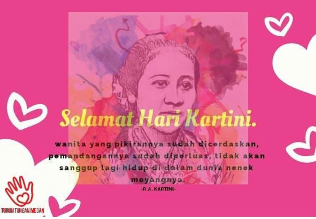 Kartini masa kini adlh perempuan2 yang ikut <a href="/turuntangan/">Ciptakan Dampak Sosial di Sekitarmu! | TurunTangan</a> mendorong kemajuan bangsanya lewat gagasan &amp; pengabdiannya.

Kartini akan terus hidup lewat gagasan2nya mengenai peran &amp; kedudukan perempuan dalam kehidupan.

Selamat Hari kartini untuk seluruh perempuan Indonesia.