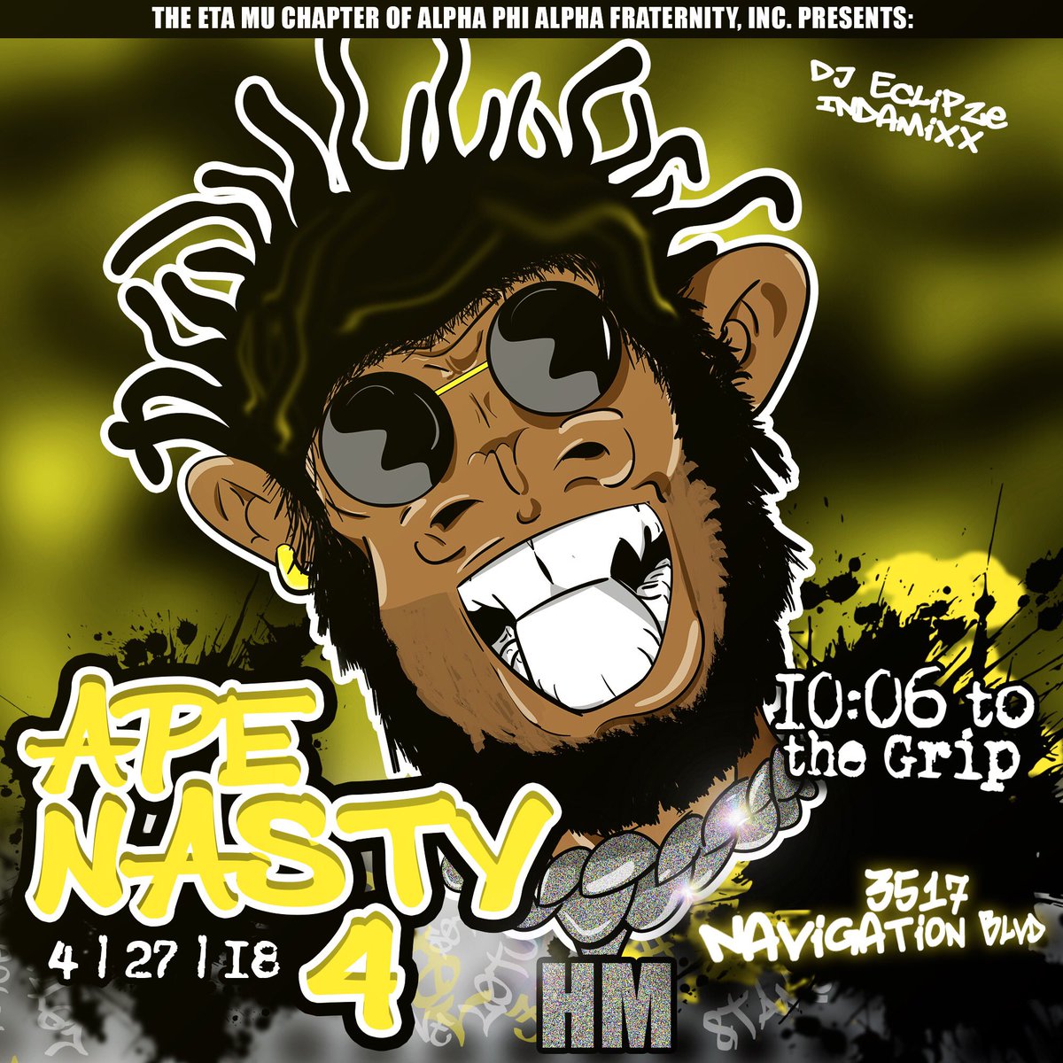 Hank_McCoy417's tweet photo. Peep the lineup 👀👀 #ApeTour 

#FreePiO 

#HopLikeHM 

#ApeNasty4 

#SwimJam2k18 https://t.co/EdhvqW2Iwh