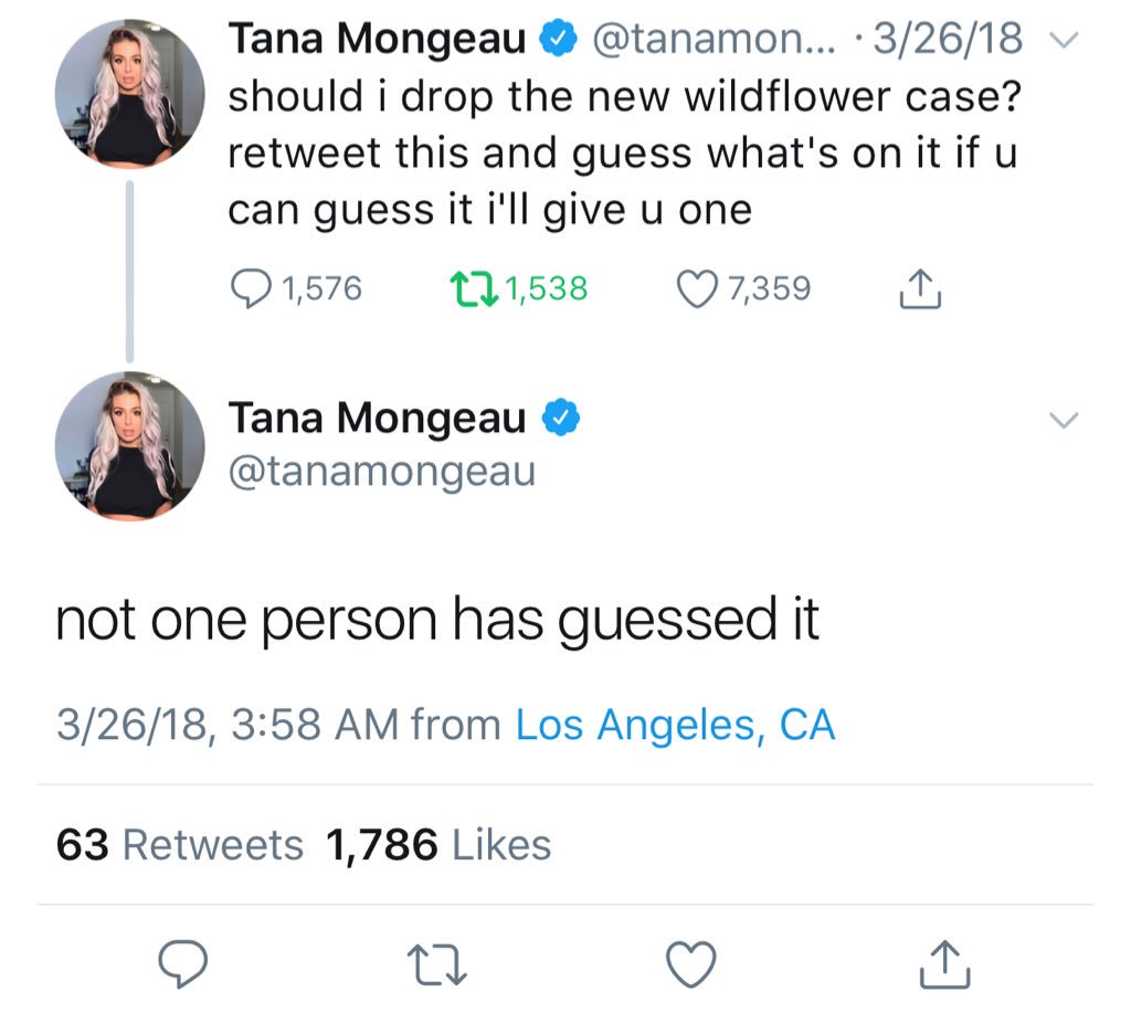 carriecamaraa's tweet photo. @tanamongeau i’m a psychic shishtar what do you mean “NO ONE COULD GUESS IT” https://t.co/BvVfZw4En4