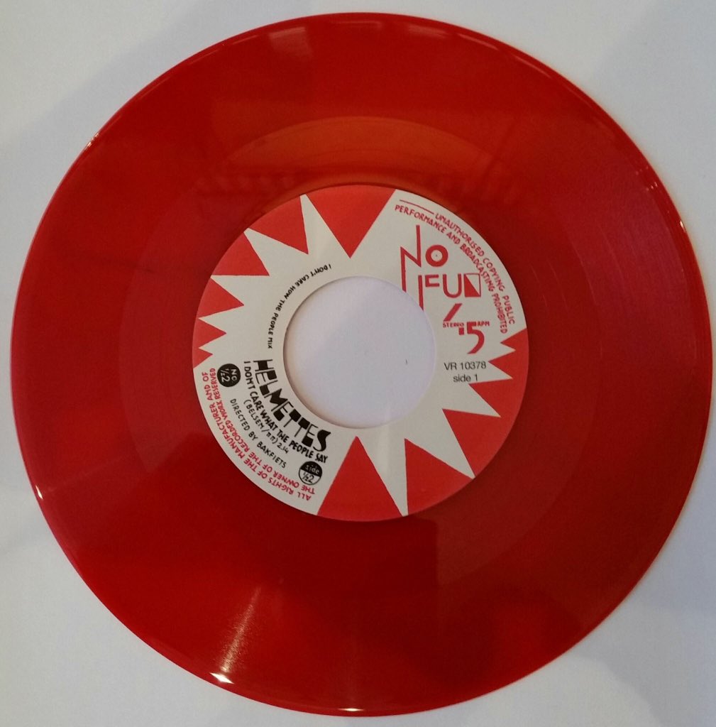 Helmettes's tweet photo. #limited edition #black or #red #vinyl #Nederpunk #45rpm #recordstoreday #rsd2018 #recordstoreday2018
Most wanted Dutch punk single #helmettes Single: I Don't Care What The People Say/ #Β½2 #7" #single, high quality #audiophile pressing #halftwee
Mail: office@centertainment.nl π https://t.co/lot30Vvq6V