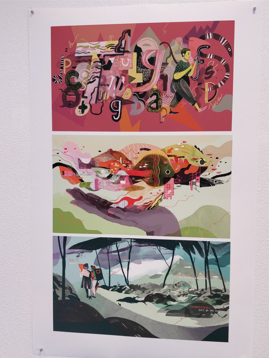 aigaportland's tweet photo. It's so cool to hear about inspiration from the artists, as you look at their art. @FussFussPot #exploringprocess #aigapdx https://t.co/iM5pUIb6kF