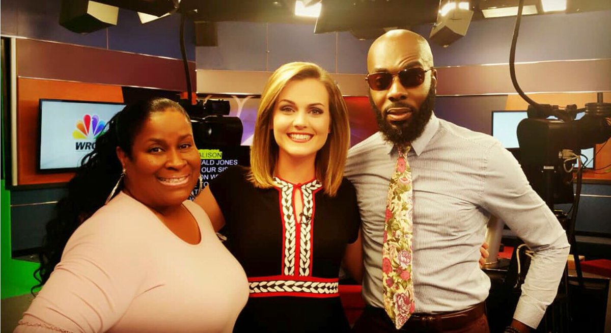 TroyFest's tweet photo. TroyFest committee members Shelia Jackson and Willie B. Williams spent this afternoon in Dothan promoting the festival on WTVY-TV with News Anchor Alison Lorraine! #troyfest2018 @WTVYNews4 @alison_lorraine https://t.co/Kpd6eIpQq4