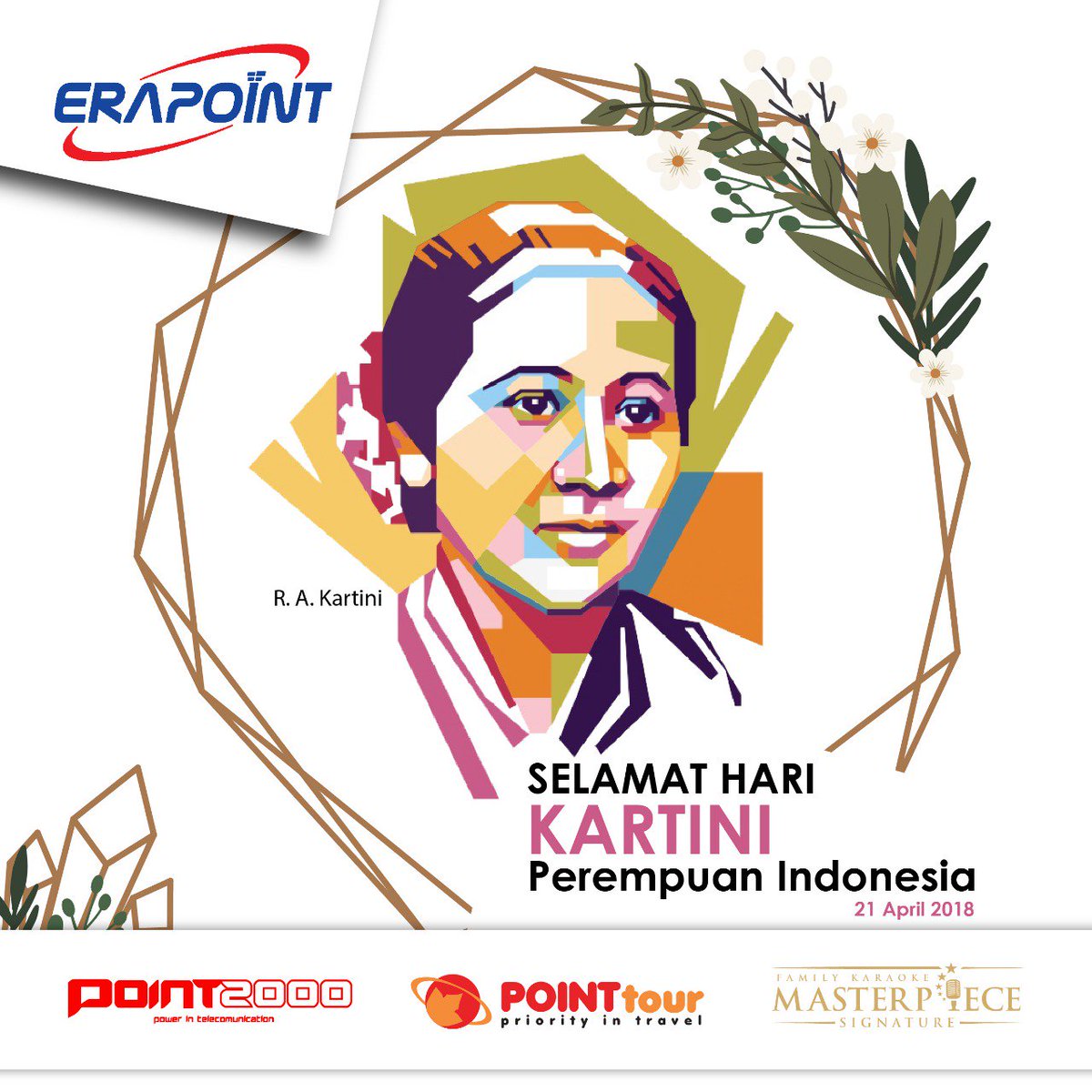 POINT_2000's tweet photo. Selamat Hari Kartini
Maju terus Wanita indonesia

#POINT2000 #KartiniIndonesia #KartiniDays #EmansipasiWanita #JayaWanitaIndonesia #IndonesiaHebat https://t.co/JKGPPOtXAO
