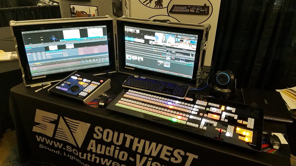 southwest_av's tweet photo. Great turn out today in our booth @OklaAssocBroad annual convention @TulsasCasino, special thanks to the factory reps from @clearcomsystem &amp; @MarshallUSA #NAB #Broadcasters @NewTekInc #TriCaster #NDI #Oklahoma #AVTweeps #ClearCom50 #MarshallElectronics https://t.co/TlZpJWxQrr
