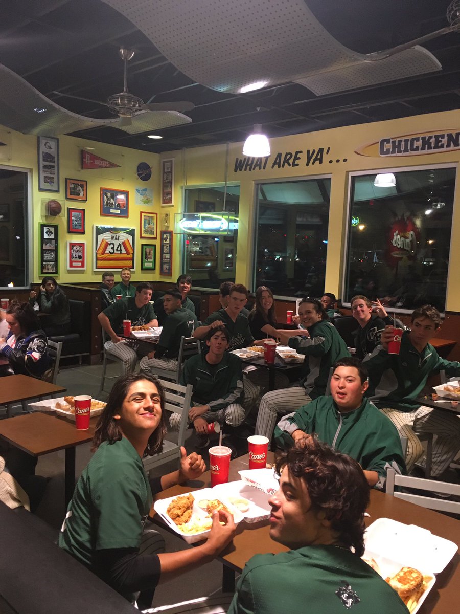 ClearFallsBB's tweet photo. Celebrating being playoff bound at Raising Canes. #OneLove #HumbleAndHungry https://t.co/uY6uzIF59z