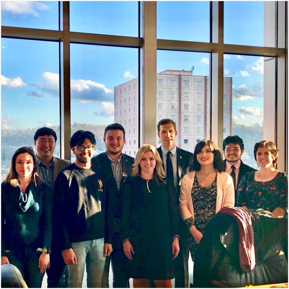 studentsofpgh's tweet photo. We are thankful and deeply honored by the presence of Congressman Conor Lamb @RepConorLamb at yesterday's meeting.
This was a hectic week for council members &amp; election of the 2018-2019 Executive Board was rescheduled by our advisers. Thanks to @DuqSGA for hosting the council https://t.co/QjWZZCGmJr