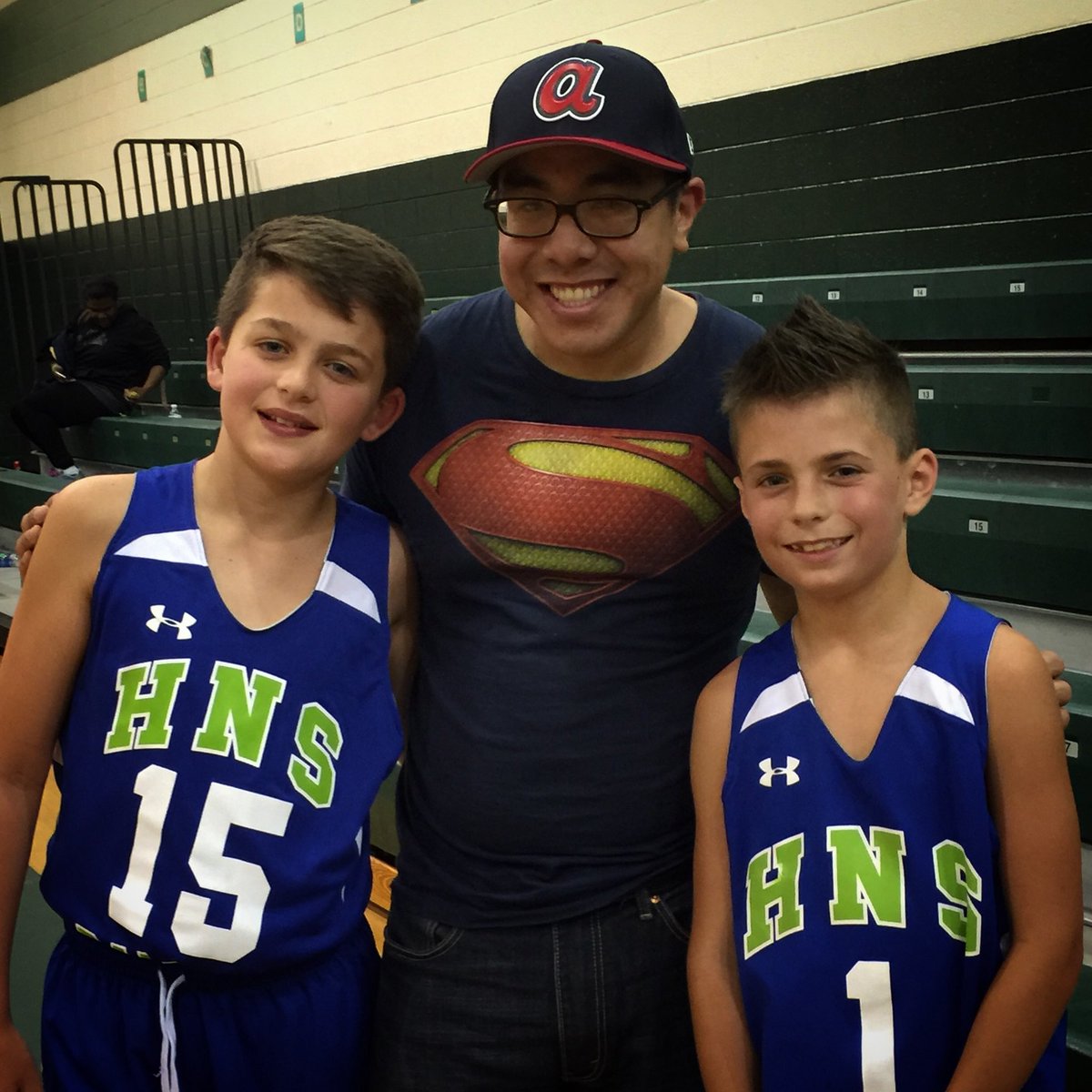 mandeejoy's tweet image. When your @npepanthers teacher comes to your 9:45pm game on a Fri night 30 min away! #SuperheroStatus