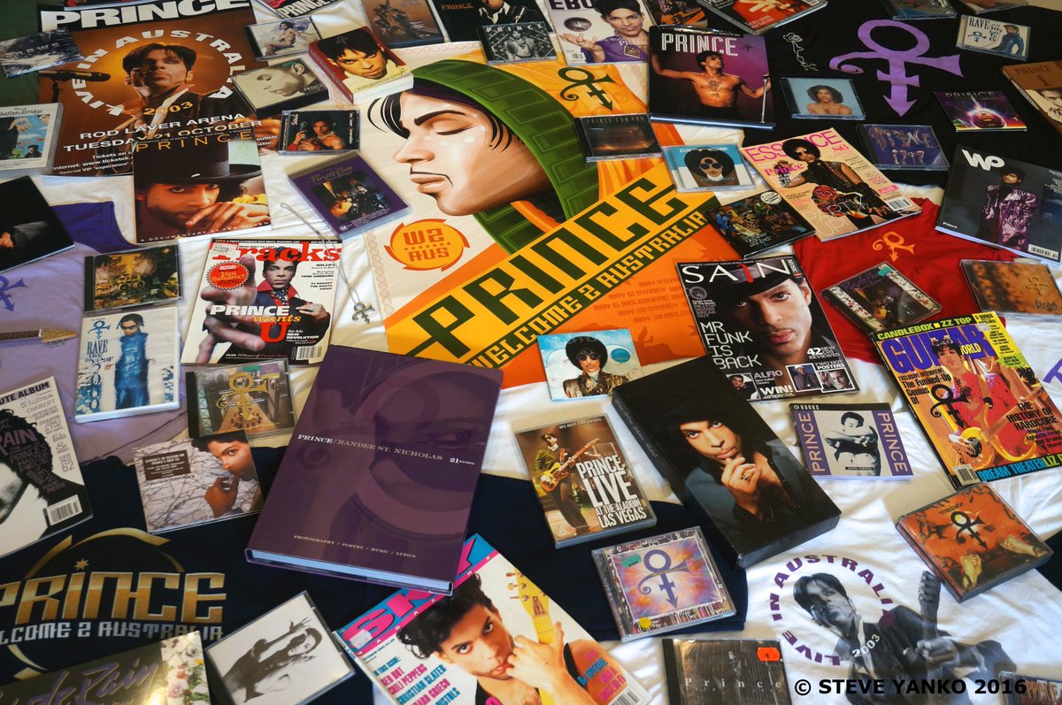 SteveYanko1's tweet photo. April 21st is the 2 year anniversary of the death of music icon Prince. Tonight my band #Musicology &amp; I will play a few of his songs in his honour. To celebrate his amazing work, listen to his music or watch his fantastic live performances. I love my #Prince collection. https://t.co/14vwJ5KYCJ