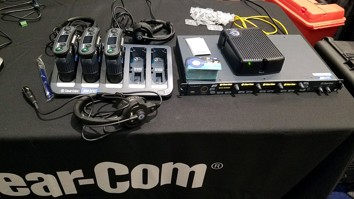 southwest_av's tweet photo. Celebrating 50 years in business in the #Broadcasting & #ProAudio industry, & just from last weeks @NABShow, @clearcomsystem had factory reps in our booth @OklaAssocBroad annual meeting showing the ultimate in #Wireless #Intercoms, the #FreeSpeak2 #ClearCom50 https://t.co/zZhYAjRcDh