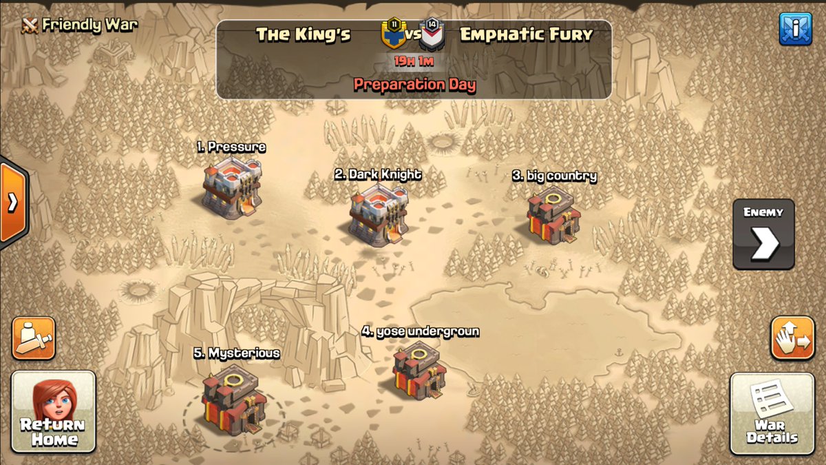 Good Luck <a href="/emphaticfury1/">Emphatic Fury</a>  ! CWL Hi-Lite S4 W9 <a href="/champwarleague/">Champions War League</a>