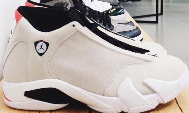 TKixkz's tweet photo. Air Jordan 14 “Desert Sand” are available now for preorder. Go visit the website to secure your pair today and forget about those long lines!!
.
  #sneakerhead #authentic #igsneakercommunity #sneakernews #kotd #complexsneakers #sneakershouts #jumpman23 #dope  #sneaker#retro14 https://t.co/WovNLU8nA1