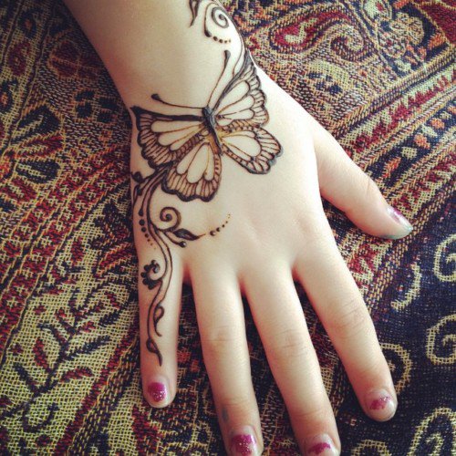 Henna Designs Butterfly
