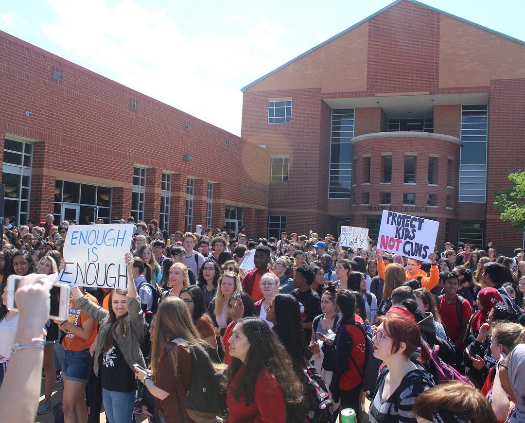 Thank you all for participating in Panthers For Our Lives, but this movement will continue far beyond today. Today we walked out, but tomorrow we fight. #NeverAgain #EnoughIsEnough