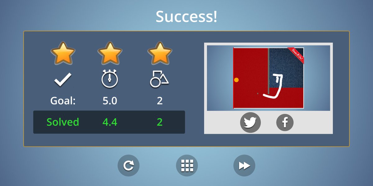 xcolossus's tweet photo. I solved level 51 in #BrainItOn with ☆☆☆. https://t.co/FnecJI7RRx