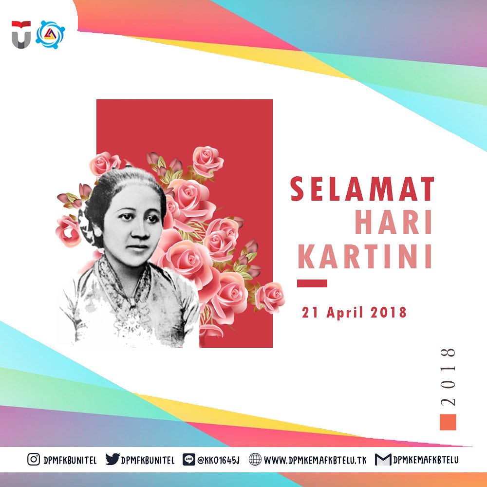 [ HARI KARTINI ]

Selamat Hari Kartini bagi seluruh wanita indonesia. 
Capailah impianmu dan semangat untuk mengejar ambisimu.
____________

#DPMFKBHADIRUNTUKMAHASISWA
#DPMFKB2018

instagram.com/p/Bh0V_0lAmCK/