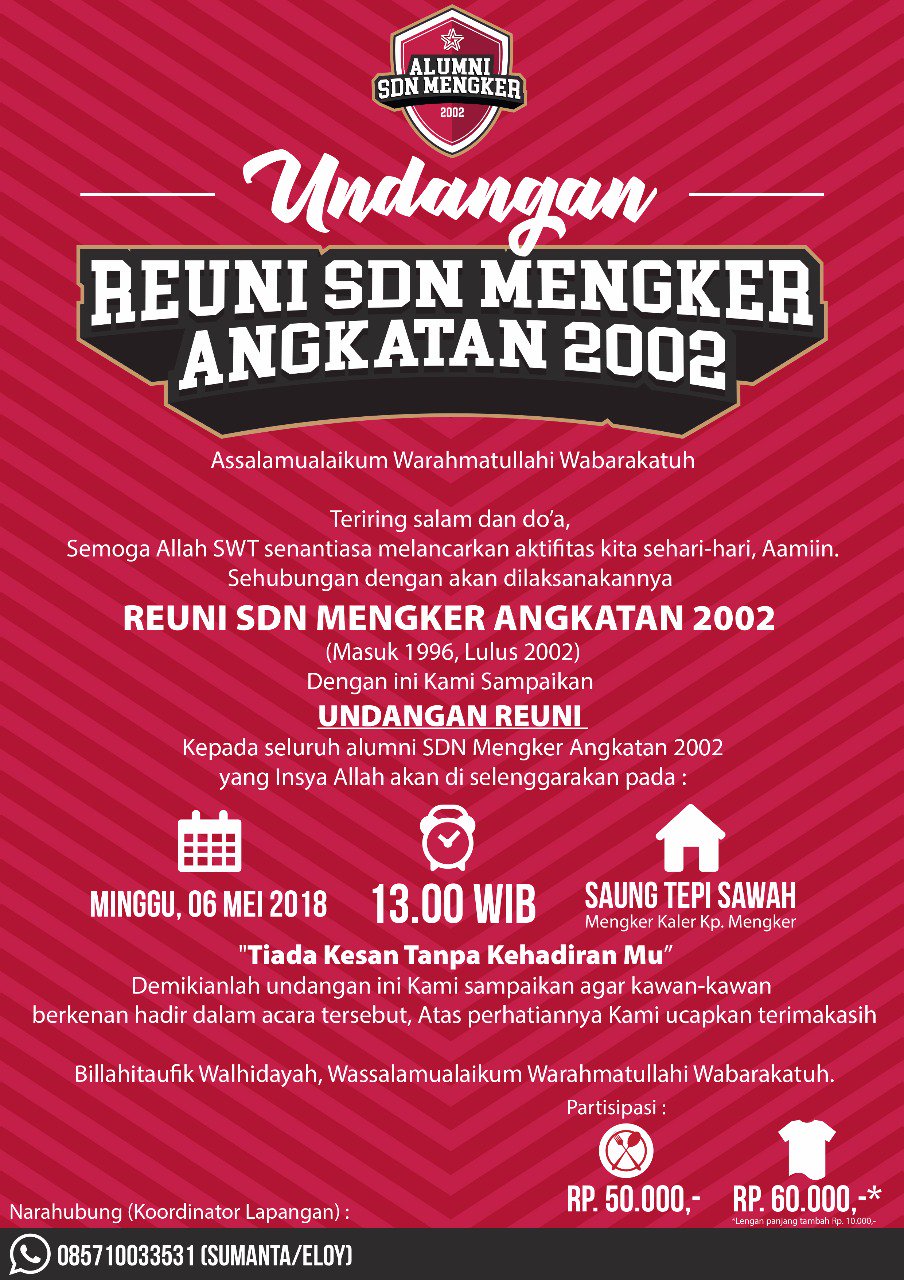 Almi Farisza Ar Twitter Undangan Reuni Sdn Mengker 2002 Reuni Sd Mengker Mesir Almi Farisza Ar Twitter Undangan Reuni Sdn Mengker 2002 Reuni Sd Mengker Mesir