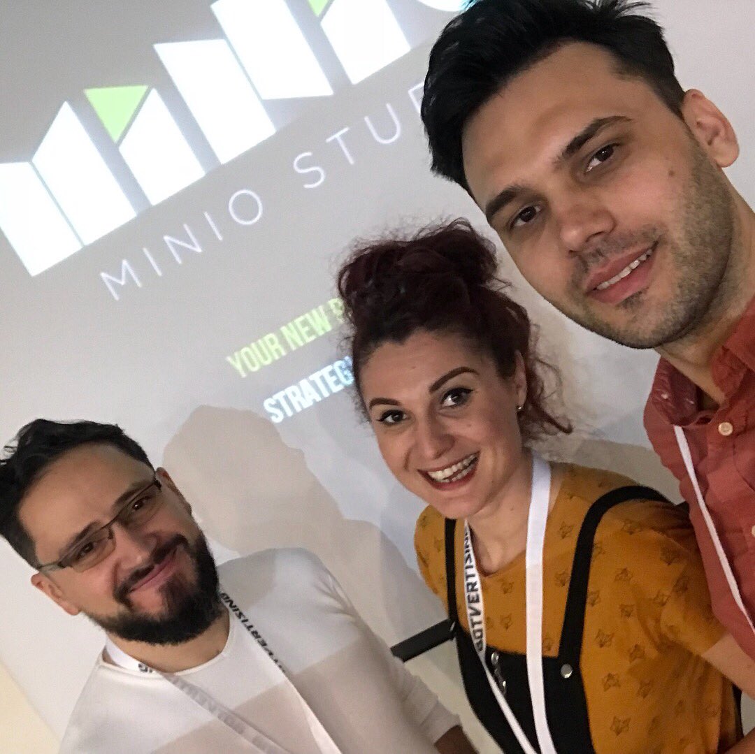 marius_mmi's tweet photo. #CNSC #botvertising #minioteam #miniostudio #communication #technology #presentation #workshop #PR 😊 https://t.co/hznrMx5QGM