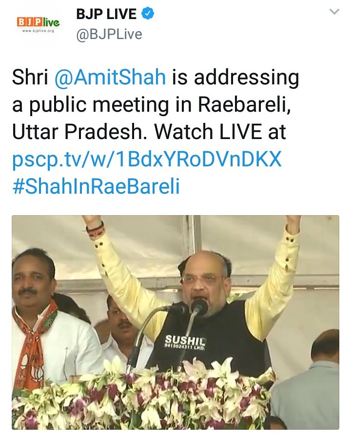 BJP Live tweet media