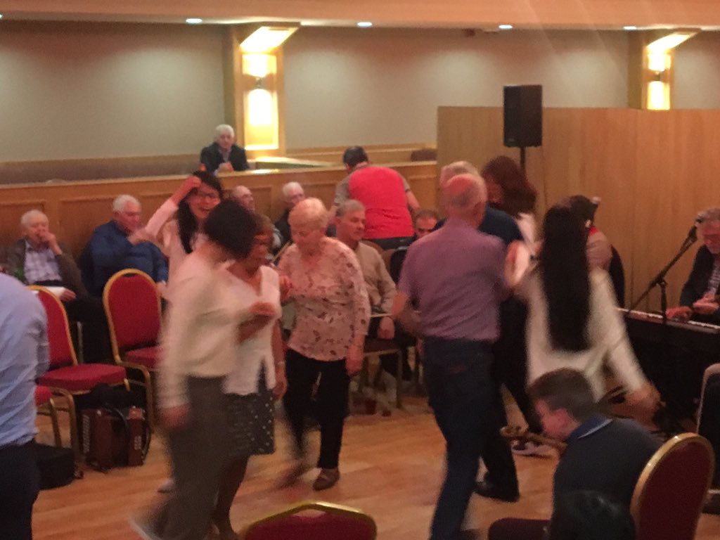 JamesBKenny's tweet photo. Hats off to @TheRyandale for looking after our Chinese and Japanese tour operators so well last night (+another b-day!) Big shout out to the local musicians and dancers who made it a very special night! @abcb_council @visit_armagh @ghilcamp @DiscoverNI #Meitheal2018 https://t.co/hQNDig62aM