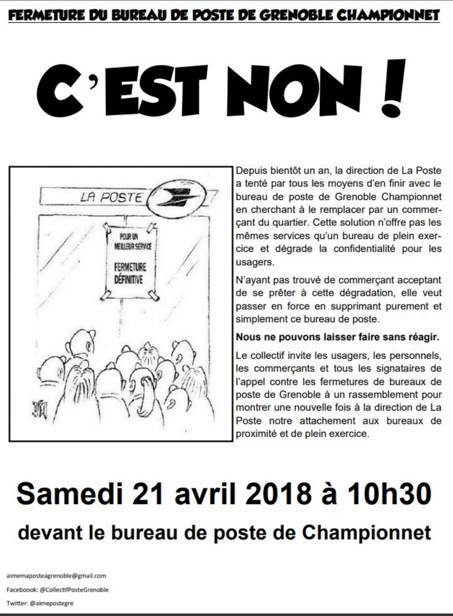 Aime Poste Grenoble tweet media