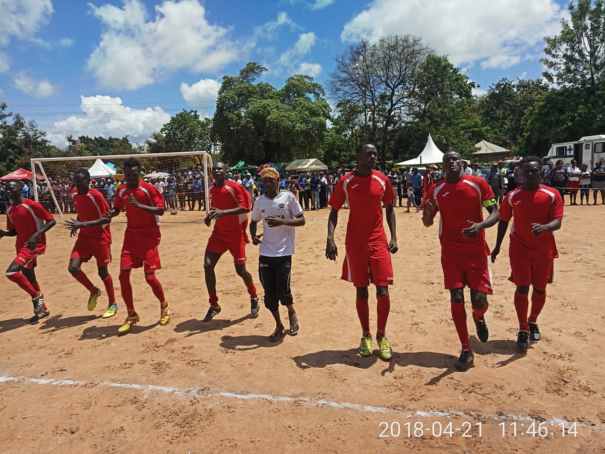 MinofEduction23's tweet photo. The semi final match is Turkana county team against Makueni County team at Huno stadium in Makueni Town. To kick of in 10 minutes time. 
The match will be aired live in Akicha radio 93.5 FM. Stay tuned. https://t.co/RlIonCYKfr