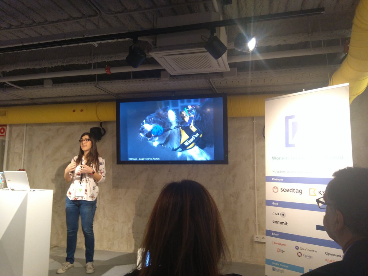 _serxius_'s tweet image. Muy interesante la charla sobre #animalcomputerinteraction de @patrypons en #WTMMadrid2018 @WTMMadrid (desconocía esta rama de la tecnología 😮)