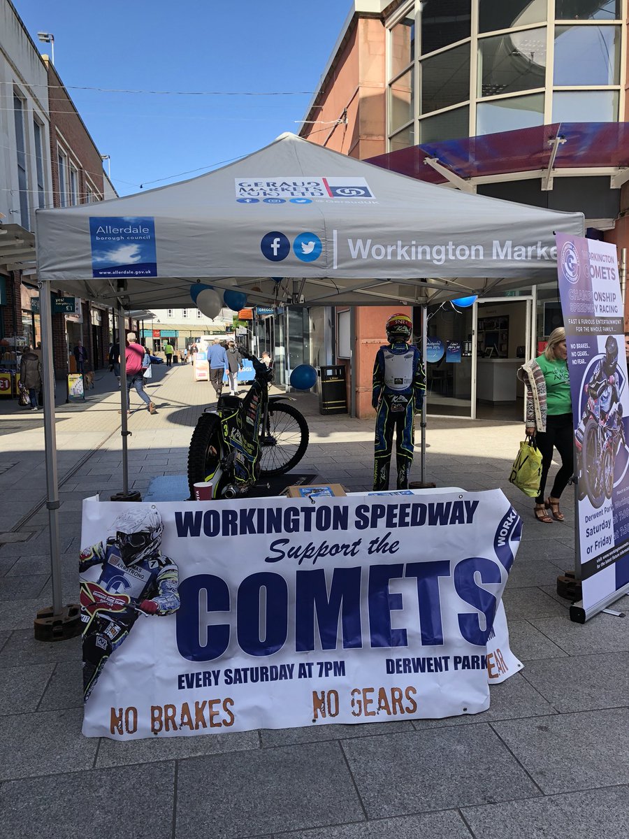 LawAbidingTatie's tweet photo. Lovely day to go and see what #Speedway is all about. Support your local team #WorkingtonComets #WeBelieve #Workington #Cumbria #VisitCumbria https://t.co/cv664t9luI
