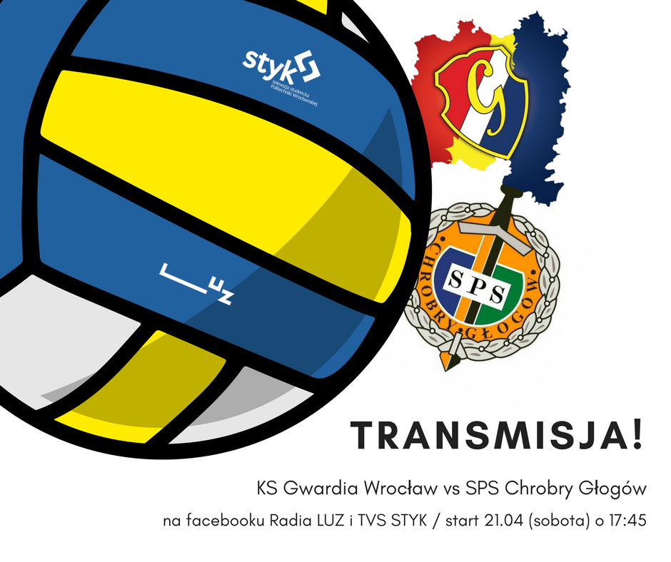 TVStyk's tweet photo. #Live #volleyball Już dziś kolejna sportowa transmisja. W hali przy Krupniczej KS Gwardia Wrocław podejmie drużynę SPS Chrobry Głogów. Start: 17.45 https://t.co/2ArkUx3DCL https://t.co/z6Md88qUin