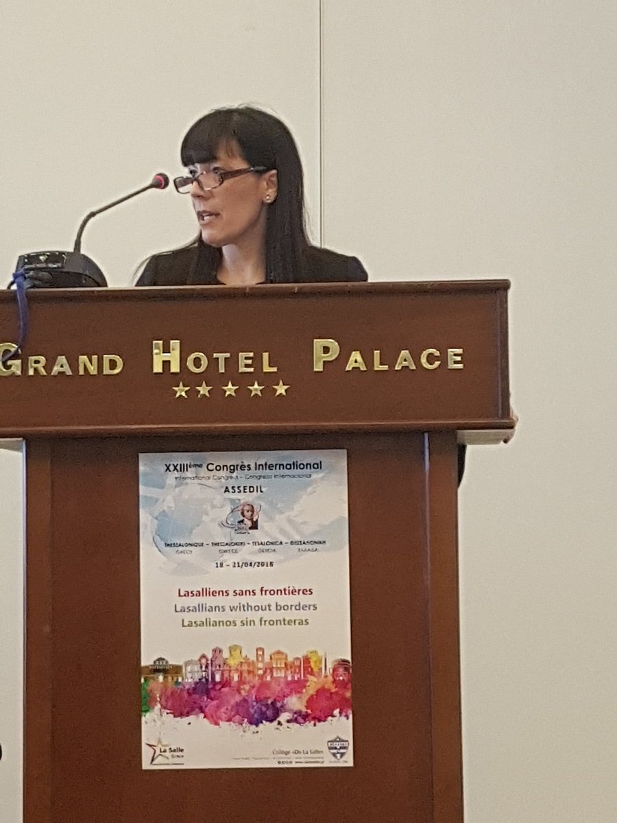 jmamerino's tweet photo. Clausura de XIII CongresoInternacional  #assedil2018 by @mmartinezc  (Presidenta Assedil) en #Tesalonica #SomosLaSalle #lasalianossinfronteras #MiraMásAllá @assedil @LaSalleSectorVa @lasallearlep https://t.co/wX7EN022il