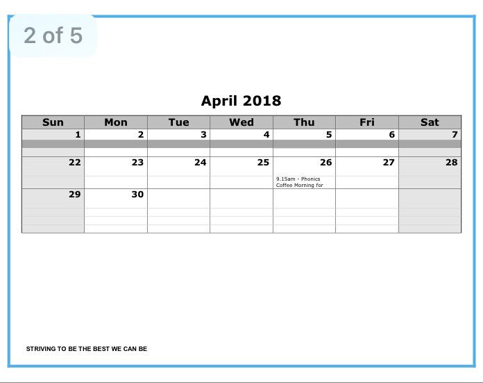 JCAWakefield's tweet image. You will receive a handy calendar on Monday to put up at home of all the major events for the Summer term #Celebration #ShareLearning