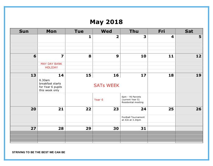 JCAWakefield's tweet image. You will receive a handy calendar on Monday to put up at home of all the major events for the Summer term #Celebration #ShareLearning