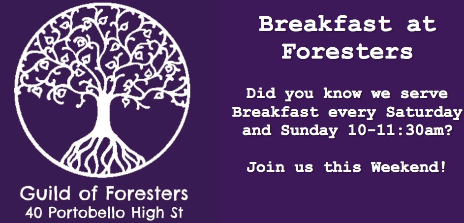 ForestersGuild's tweet image. Join us this weekend for a hearty breakfast - the perfect way to recover from the night before! #gof #breakfast