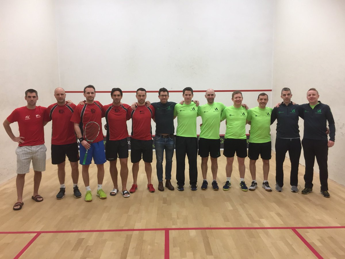 sqwales's tweet photo. Men’s o35 Wales v Ireland about to start Cardiff Squash Club https://t.co/tJSFrKB1Pa