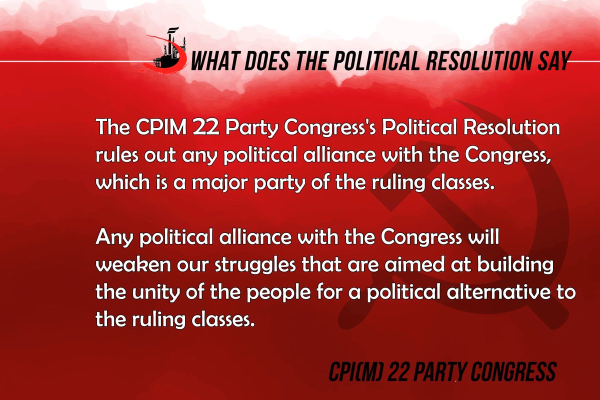 cpimspeak's tweet photo. #CPIM22PartyCongress Political Resolution https://t.co/GVU7HxIudJ